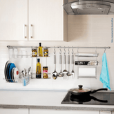 Cook Home 10 - Barra Pendurar Cozinha Cromado - Ela Decora